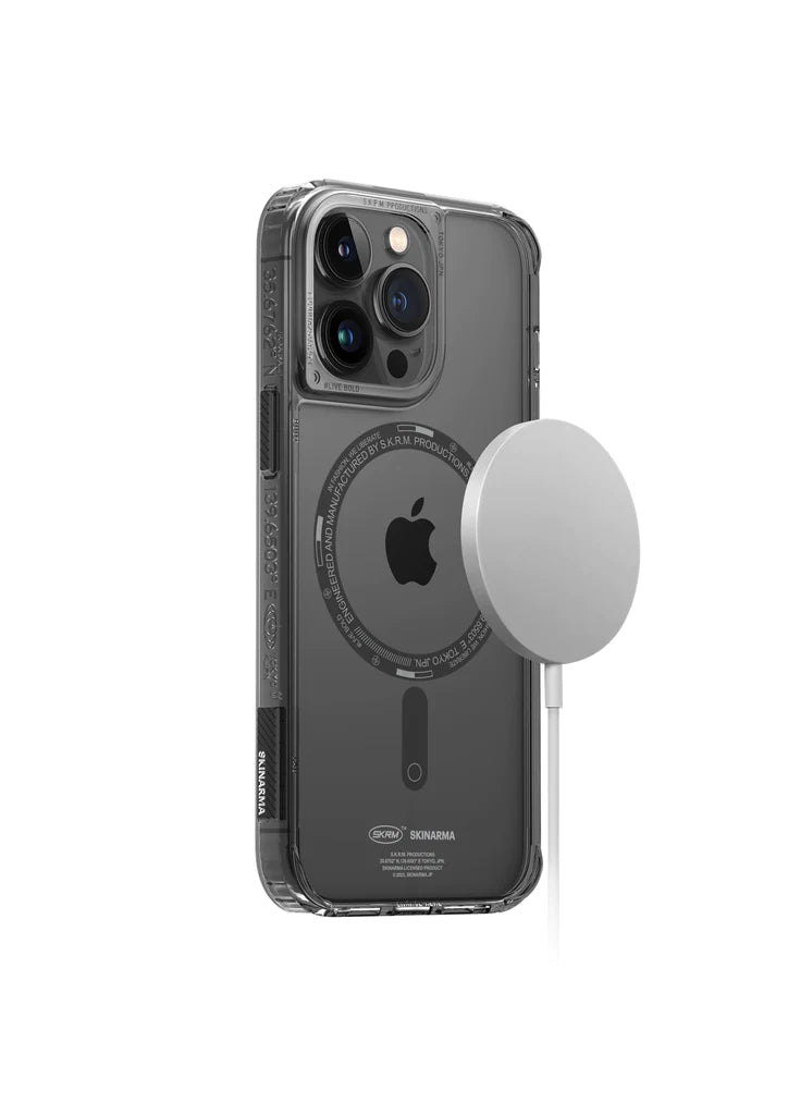 كڤر حماية Saido لهاتف iPhone 15 Pro Max متوافق مع MagSafe من SkinArma | أسود كڤر حماية Saido لهاتف iPhone 15 Pro Max متوافق مع MagSafe من SkinArma | أسود